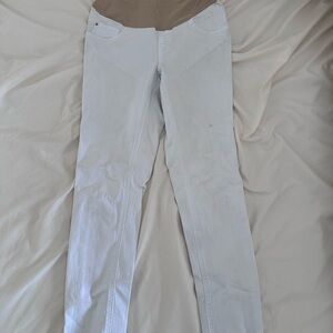 White Maternity Pants